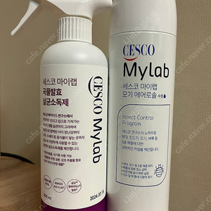 (미개봉) 세스코 마이랩 모기기피제 살균소독제 각 500ml (택포1.5)