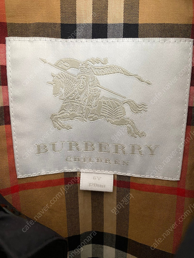 버버리키즈 버버리칠드런 트렌치코트 (정품, 네이비컬러)--1