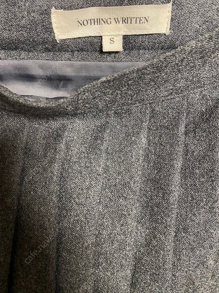 낫띵리튼 울 플리티드 스커트, 플리츠스커트, 울 스커트, 낫띵리튼 치마--3