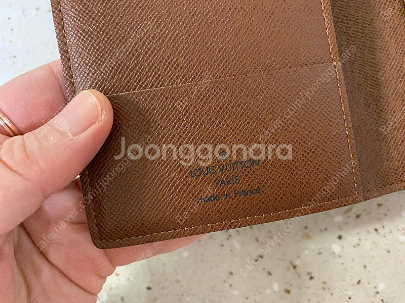 정품 루이비통 여권지갑--3