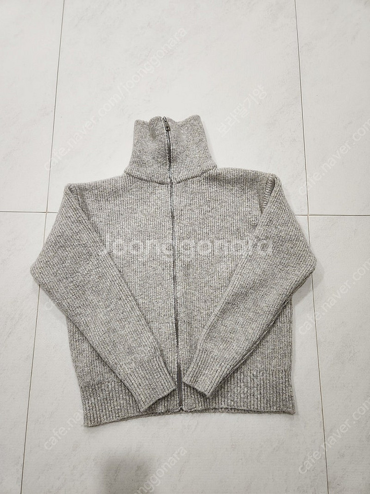 하이넥집업 가디건 프리사이즈--1