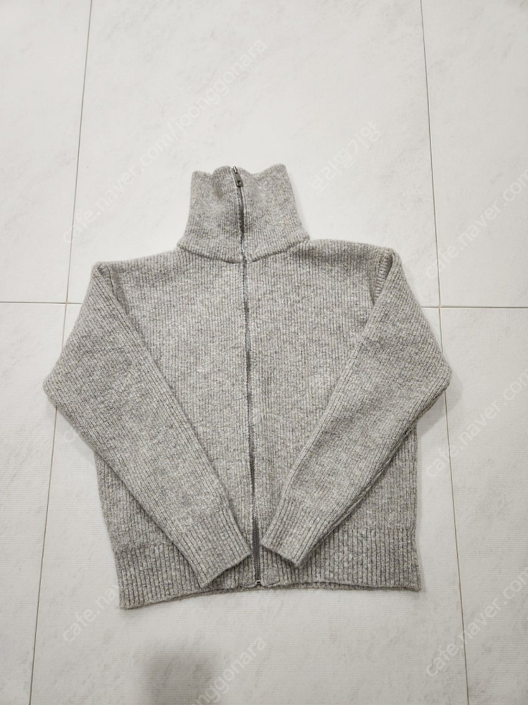 하이넥집업 가디건 프리사이즈--1