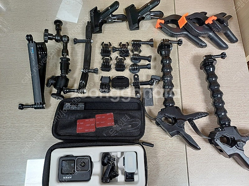 고프로 HERO 9 BLACK 액션캠, 클램프암 및 악...--5
