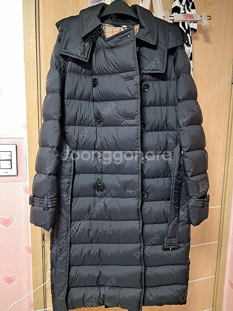 버버리 아니스톤패딩(L/블랙)--3