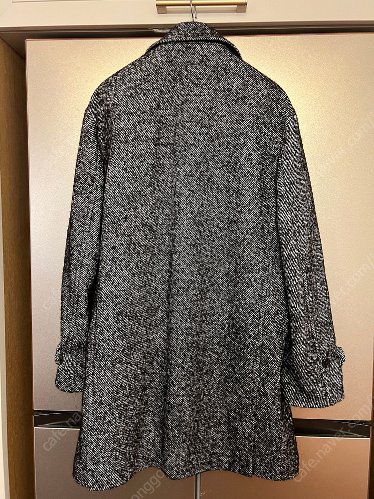 겐조 오버핏 헤링본 코트--3