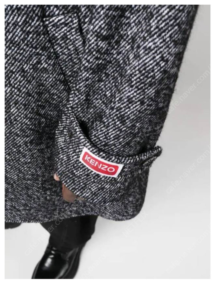 겐조 오버핏 헤링본 코트--7