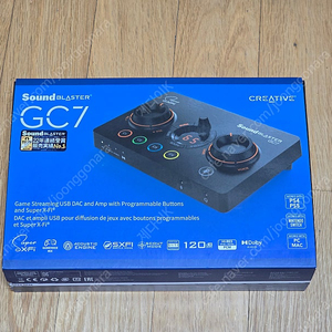 사운드 블라스터 GC7 (Sound Blaster GC7) 게이밍 사운드카드 팝니다.