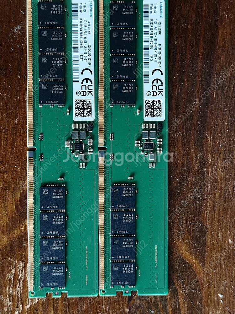 ddr5 16기가 램 2개--0