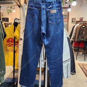 일본판 Wrangler 랭글러 하이웨스트 밑단 비대칭 데님 팬츠 우먼 S 아메카지 무료배송