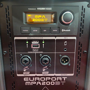 Behringer 베링거 MPA200BT이동식앰프스피커