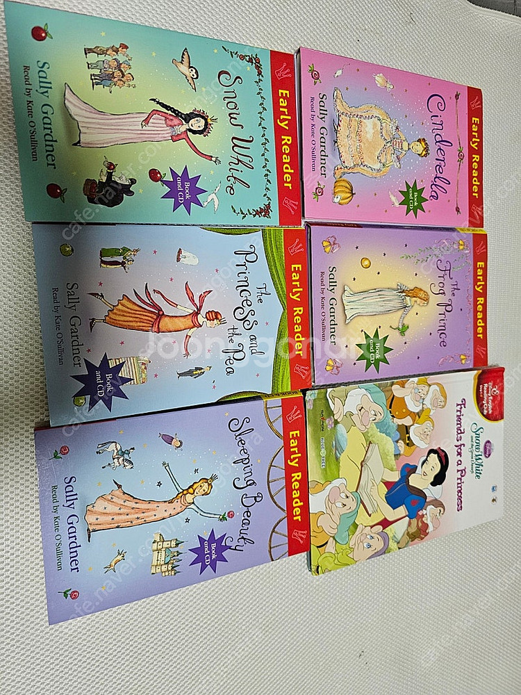 early reader 공주영어책, 모두CD포함 6권--0