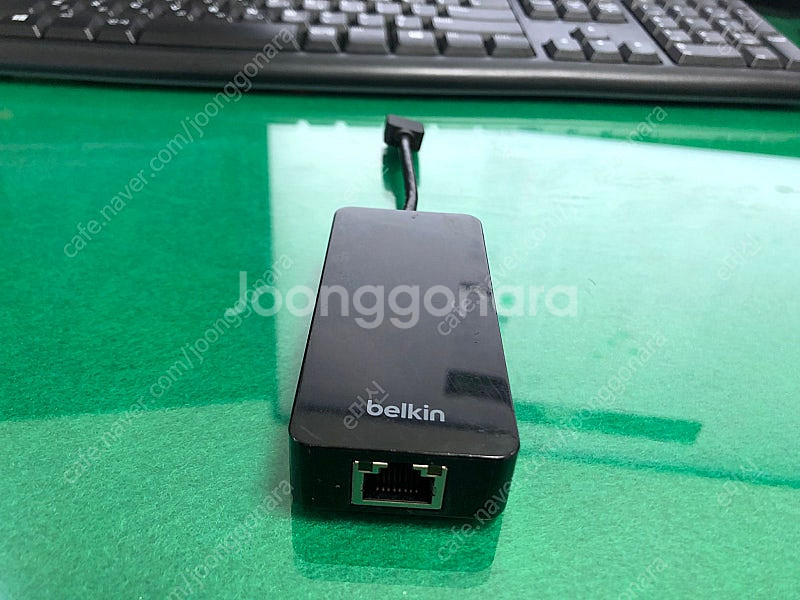 벨킨 USB 3.0 3포트 허브 기가비트 이더넷 어댑터...--0