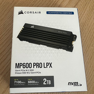 PS5용 MP600 PRO LPX 2TB M.2 SSD