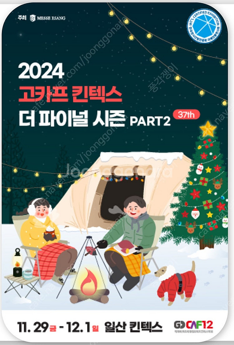 2024 고카프 무료입장권 3매 - 8,000원/장--0
