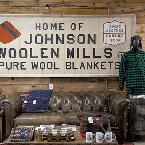 Johnson Woolen Mills USA 존슨울른밀스 90's 미국제조 울 매키노크루저 헌팅자켓44 100~105 울리치 에디바우어 엘엘빈 필슨