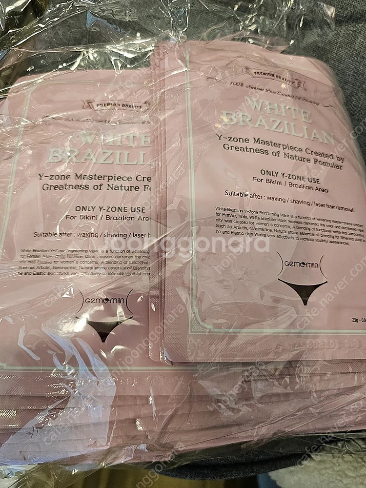 [미개봉 새제품]제모미인 미백 브라질리언 수딩팩--0