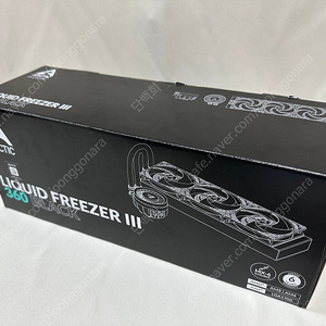 아틱 리퀴드프리저3 360 블랙 ARCTIC LIQUID FREEZER III BLACK