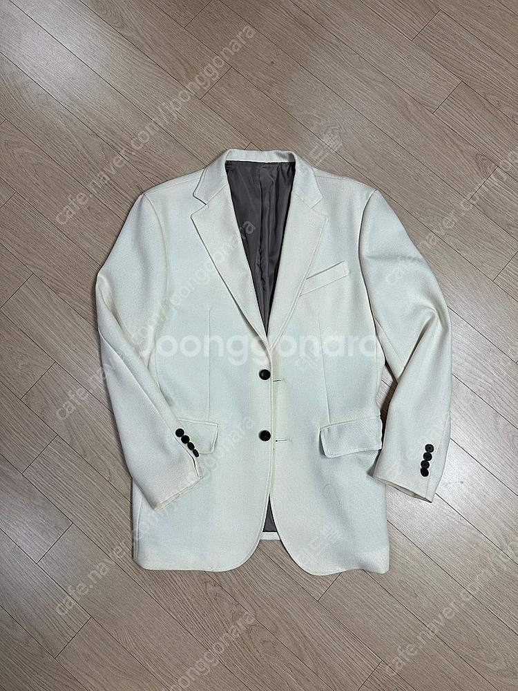 남성 아이보리 슈트 정장 상의 95사이즈 판매--0