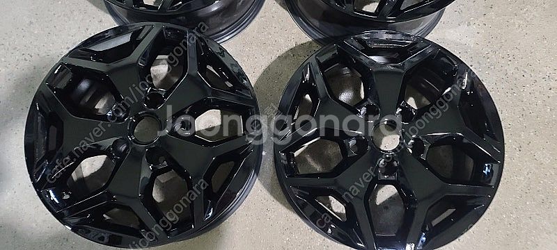 코란도스포츠 렉스턴 엑티언 블랙유광 18인치 순정휠 대...--2