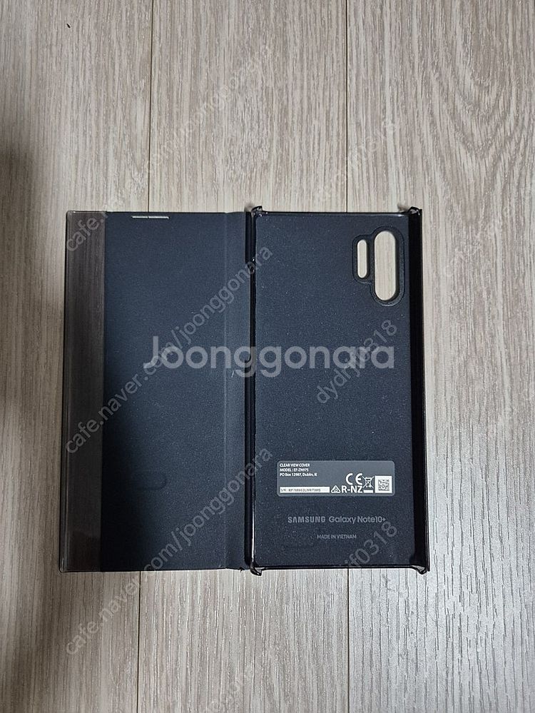갤럭시 노트10 플러스 클리어뷰커버 블랙 미사용--1