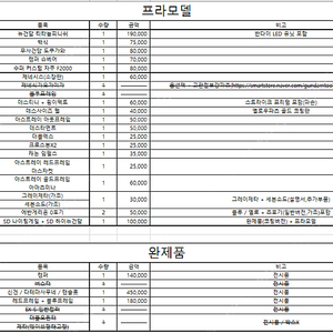 중국제(프라,완제)외 반다이(프라) 팝니다.