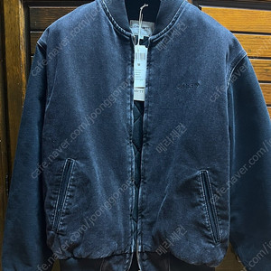 칼하트WIP PAXON BOMBER BLACL STONE WASHED 팩스턴 봄버 블랙 스톤 워시(M) 팝니다.