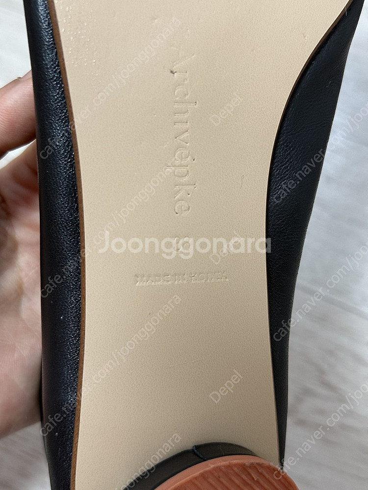 아카이브앱크 플랫슈즈 (블랙 250)--8