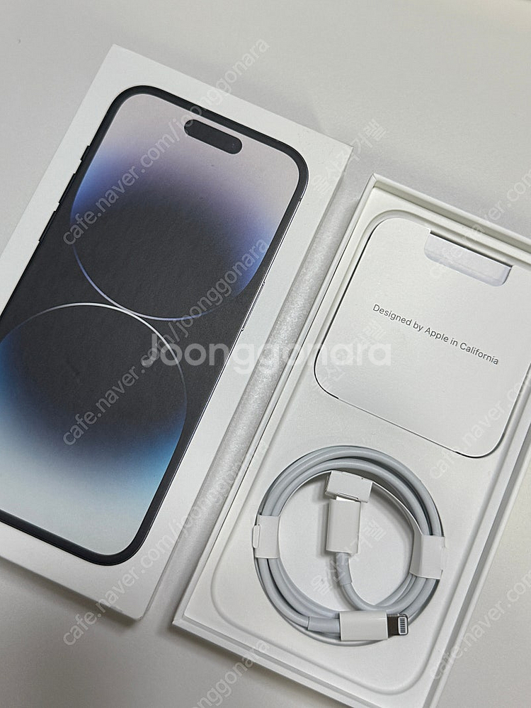 아이폰14pro 128기가 블랙 풀박스--1