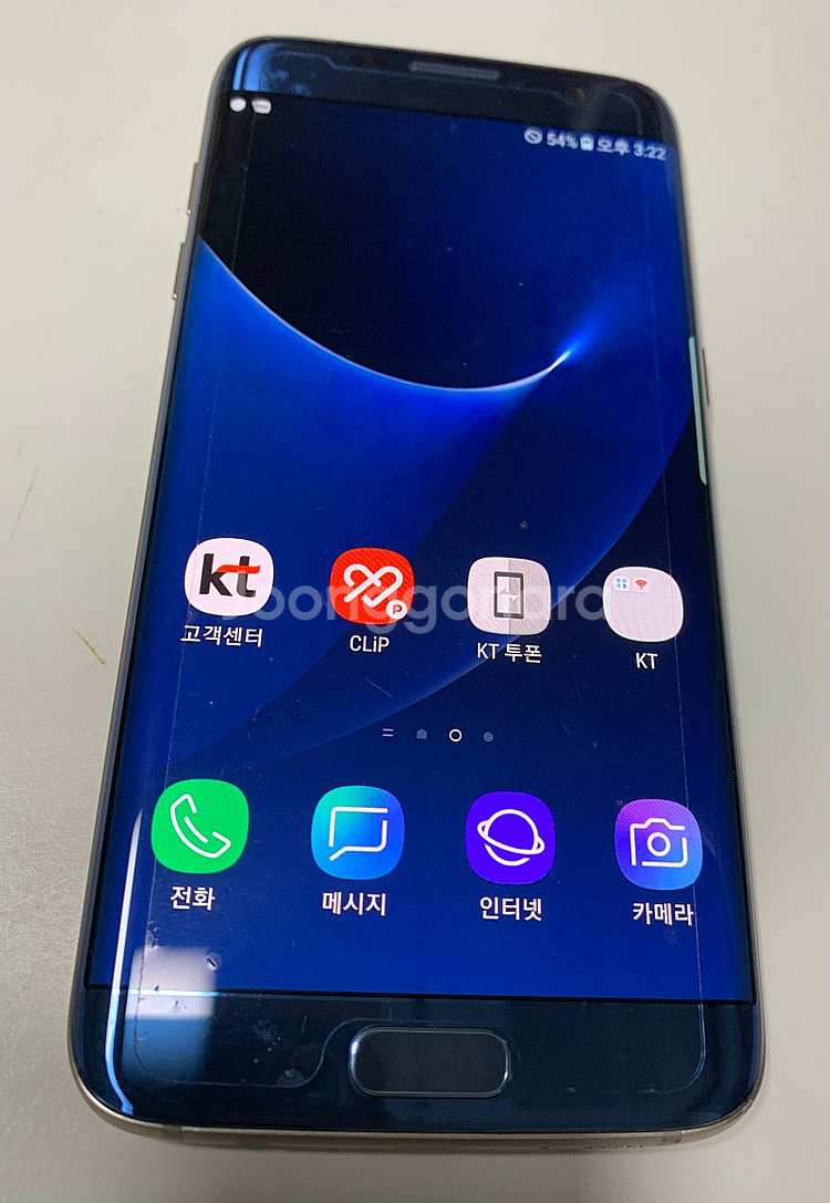 KT 갤럭시 S7 엣지 블루 32G--0