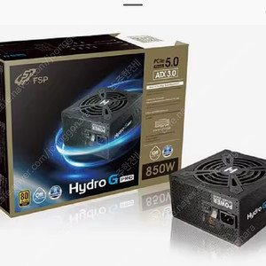 FSP HYDRO G PRO 850W 80PLUS Gold Full Modular ATX 3.0 (새제품급)