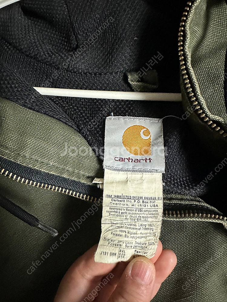 칼하트 액티브 워크자켓 j131 07년도 상품 빈티지 ...--2