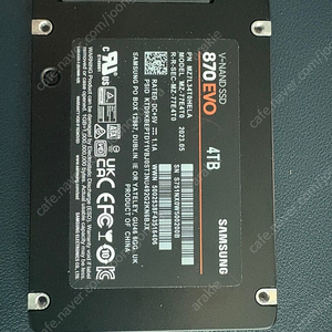 삼성 SSD 870evo 4TB