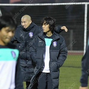 대한민국 국가대표 선수지급용 국대 롱패딩 헤비필드자켓 105사이즈