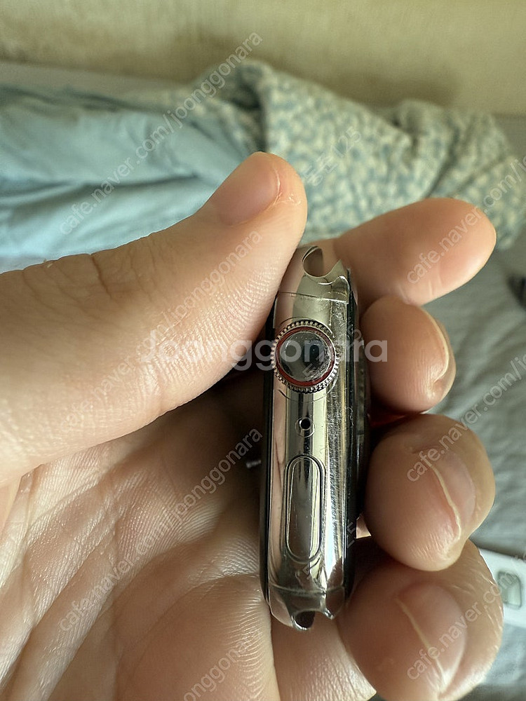 애플워치9 스테인리스 실버 45mm 셀룰러 풀박팝니다!--3