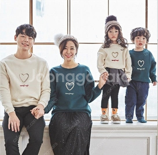 일괄택포) 기모 맨투맨 95호 남매 자매 쌍둥이 티셔츠...--9