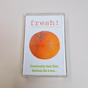 fresh ! 카세트 테이프 라디오헤드 오아시스 블러 등 수록