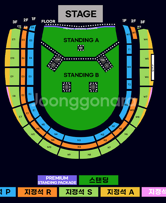 오아시스 내한공연 콘서트 프리미엄스탠딩 및 테이블 지정...--0