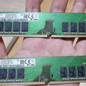 삼성 ddr4 2666mhz 8gb 2장 일괄판매(합16기가)