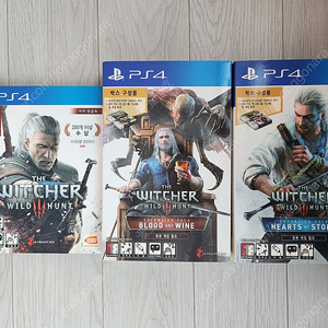 PS4 위쳐3 초회판 + DLC 2종 판매합니다