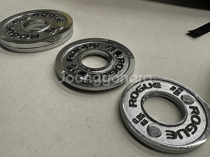 로그 (rogue) 경량원판 0.25kg, 0.5kg, 1.25kg 판매--0