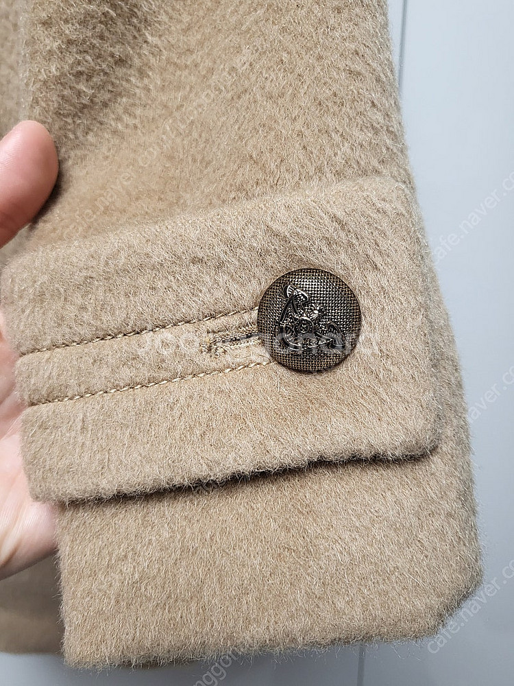 가격내려요!!!잇미샤 알파카 혼방 폭스 코트--5