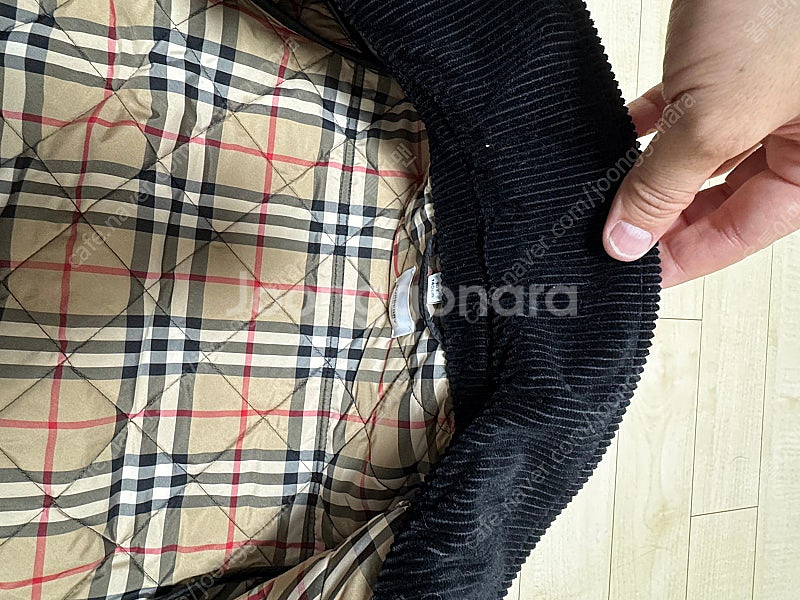 버버리 퀼팅 자켓 140(10y)--6