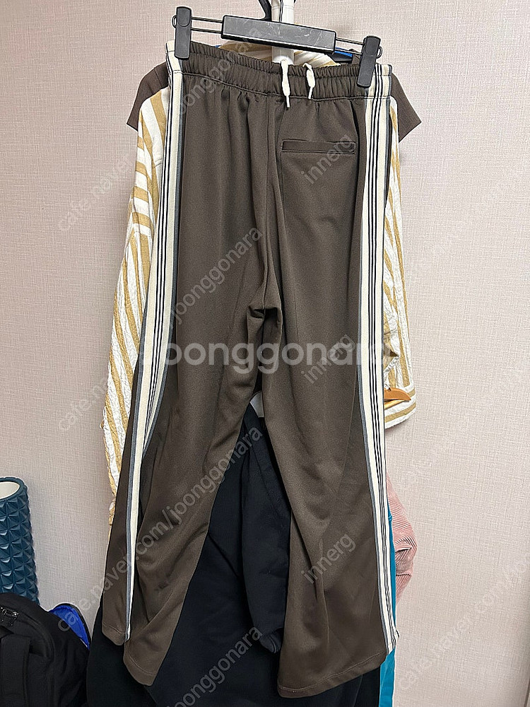 니브 Wide Jersey Track Pants 와이드...--4