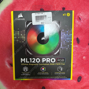 커세어 ml120 pro rgb 1개 팝니다.