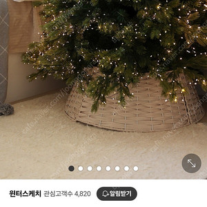 트리스커트 (라탄바스켓)