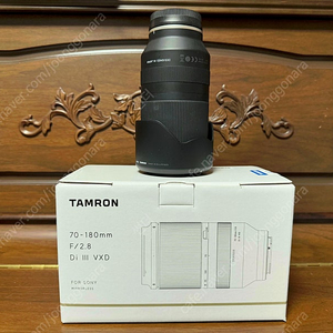 탐론 70-180mm F2.8 Di III VXD 렌즈(소니 마운트 판매