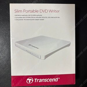 트랜샌드 외장 cd 리더기 cd롬 DVD writer 팝니다.(2만원)