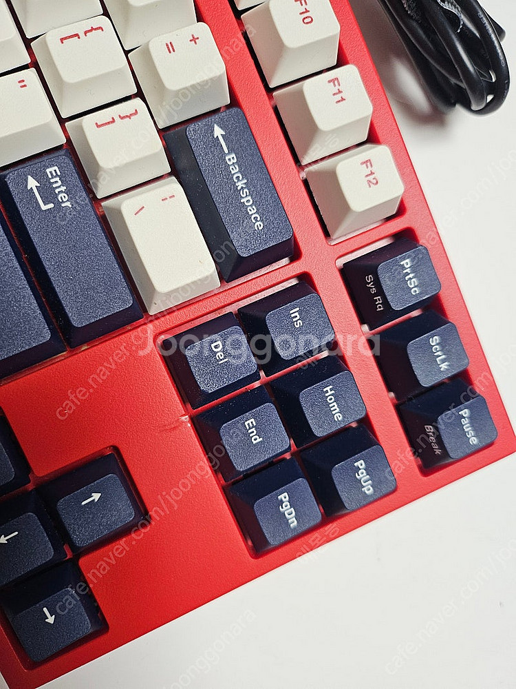 레오폴드 FC750R PD 화이트 블루스타 영문 저소음...--4