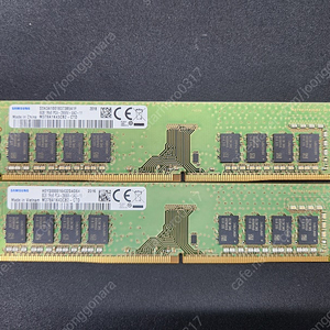 삼성 ddr4-2666 21300 8g 2장 일괄 팝니다.