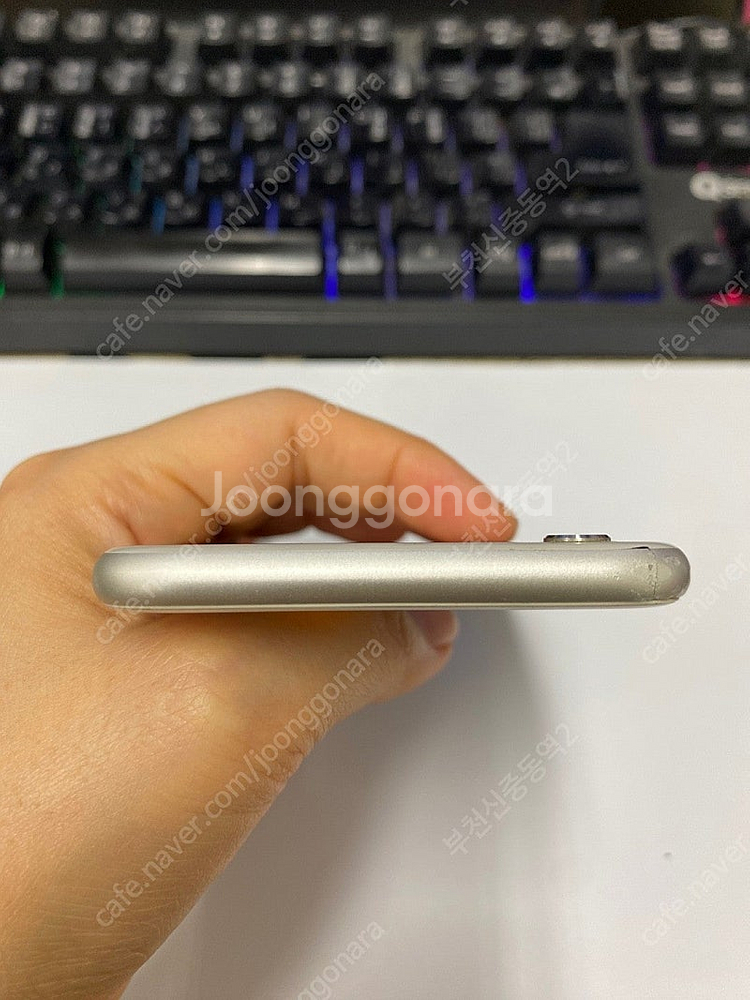 022915 아이폰6S 실버 액정SS급 64GB 배터리...--3